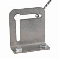 Davit Crane wire rope keeper