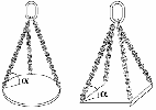 3 - leg slings grade 100