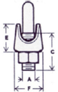 malleable wire rope clips