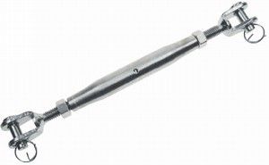 Jaw & Jaw Pipe Stainless Turnbuckle