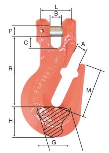 Clevis Grab Hook Spec image