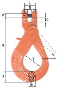 Clevis Self Locking Hook Spec image