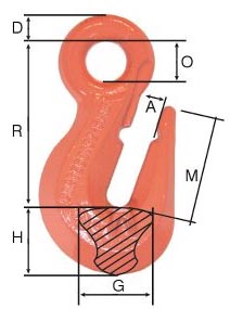 Eye Grab Hook with Saddle Spec