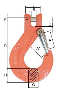 Clevis Sling Hook with Forged Latch