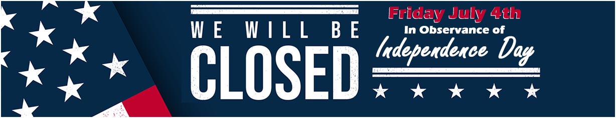 Closed for Independence Day