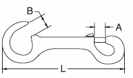 stainless spring gate bolt snap