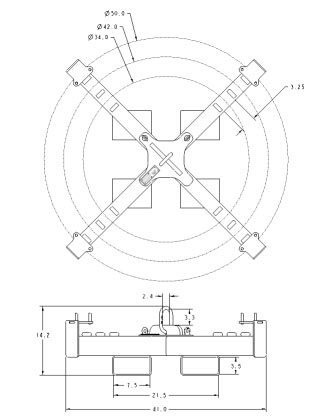 bulk container fork lift beam