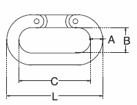 stainless steel connecting link