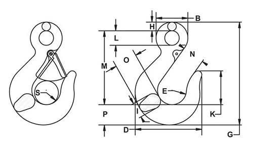 Eye Sling Hook CM