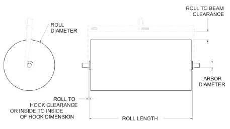 fixed rolled lifting beam