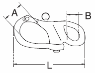 fixed snap shackle