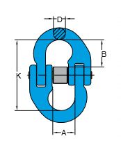 Grade 100 connecting link