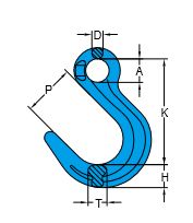 grade 100 eye foundry hook