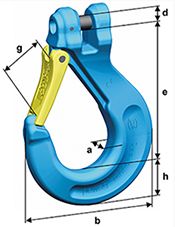 Grade 120 Clevis sling hook specifications