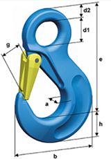 Grade 120 Eye sling Hook specifications