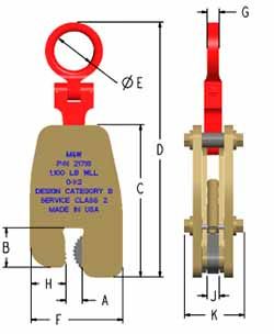 hinged plate clamp