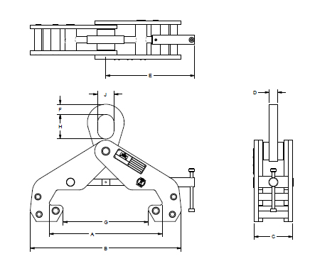 Large Frame Beam Clamps