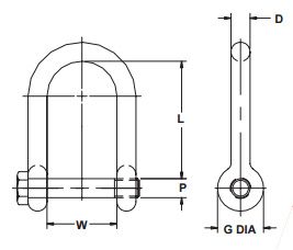 long reach shackle