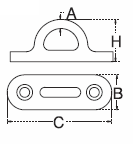 Oblong Eye Bolt