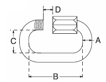 stainless steel quick links