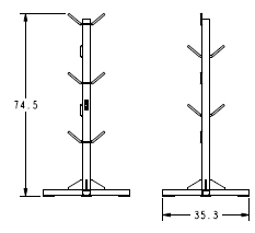 Rigging Rack 300 lb capacity