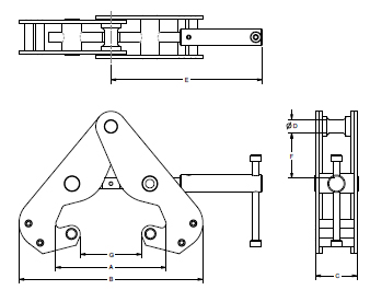 small frame beam lifting clamp