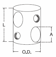 stainless steel cross cable clip