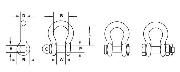 super strong anchor shackle