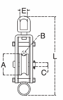 swivel eye block