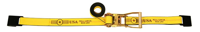 2" Ratchet Strap w/ Flat Hooks