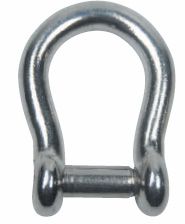 Flush Pin Bow Shackle Stainless Steel
