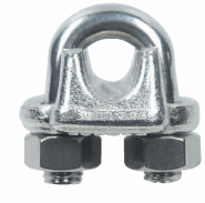 316 Stainless Steel Wire Rope Cable Clips – 1/4 Inch (Qty 10) – Heavy Duty