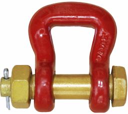 Forged Alloy Web & Roundsling Shackle w/ Bolt