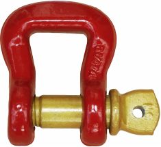 Forged Alloy Web & Roundsling Shackle w/ Screw Pin