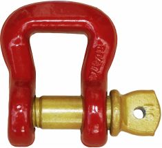 Forged Alloy Web & Roundsling Shackle w/ Screw Pin