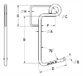 Alloy steel sorting hooks specifications