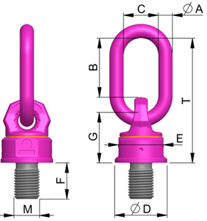 vwbg Load Ring Ball bearing swivel specifications