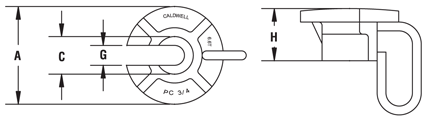 model PCF tea cup pipe carrier