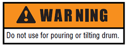 Vertical Drum Grab Warning