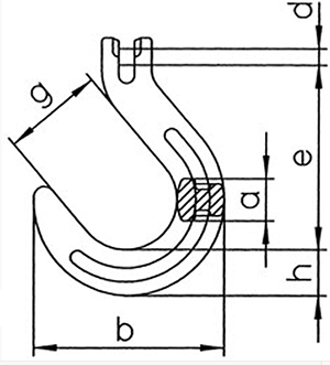 grade 100 winner clevis foundry hook Pewag