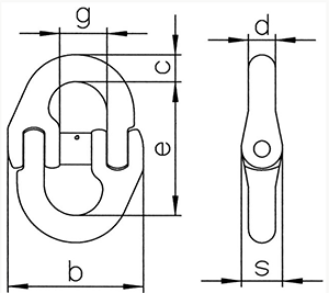 grade 100 winner connecting link non removable