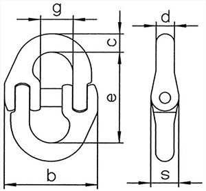 grade 100 winner connecting link Pewag