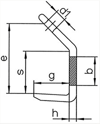 grade 100 winner plate hook Pewag