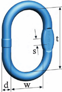 grade 120 master links specification Pewag