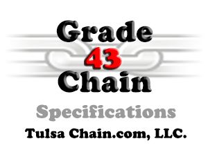 Grade 43 Chain from Tulsa Chain
