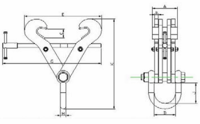 Jumbo Beam Clamp Specifications