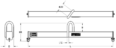 Economy Fixed length lifting beams specifications