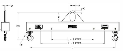 M&W low headroom lifting beams