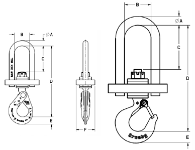 pipe lifting hooks