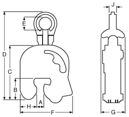 model JP lifting Clamp